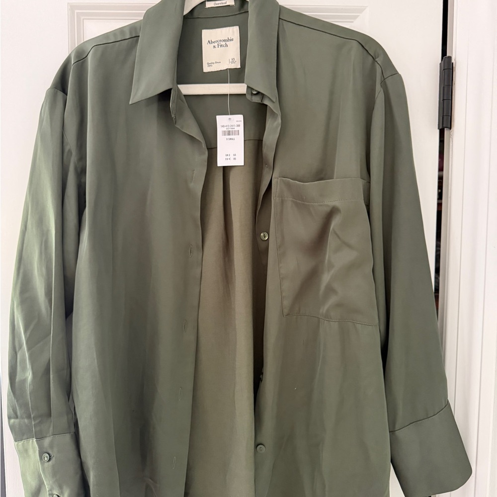 Abercrombie & Fitch Sage Lightweight Shirt Jacket
